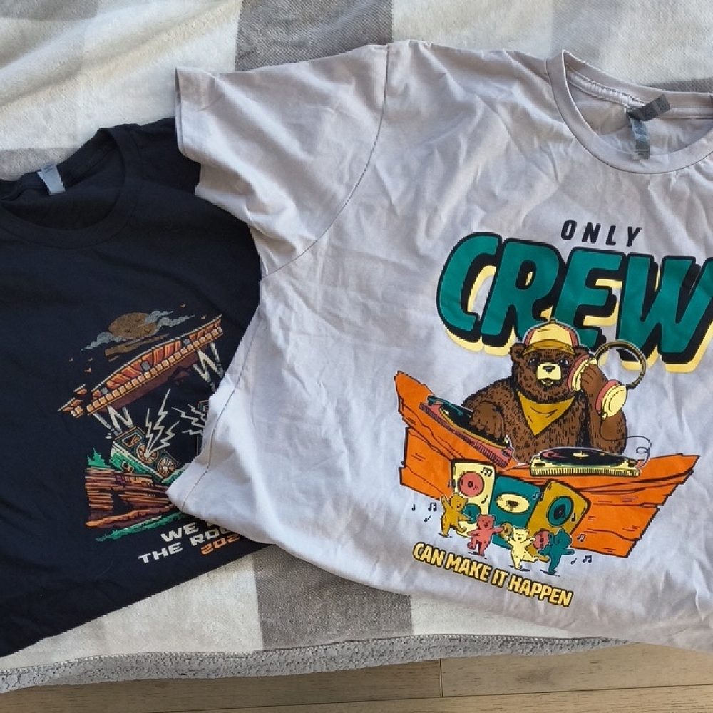 Next Level Apparel Red Rocks Colorado 22 & 25 Ample theater Tees - Combo